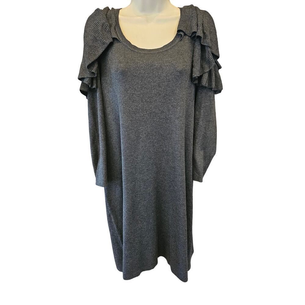 Lane bryant NWT cold shoulder long sleeve sweater dress chic business 14 / 16